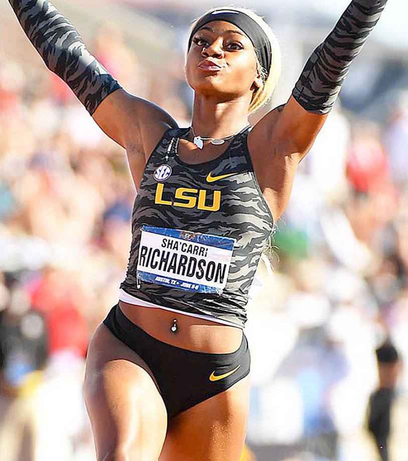 American athlete Sha Carry Richardson