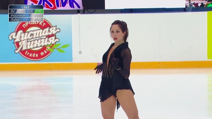 Elizaveta Tuktamysheva in underwear