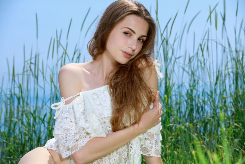 Little priests in a swimsuit