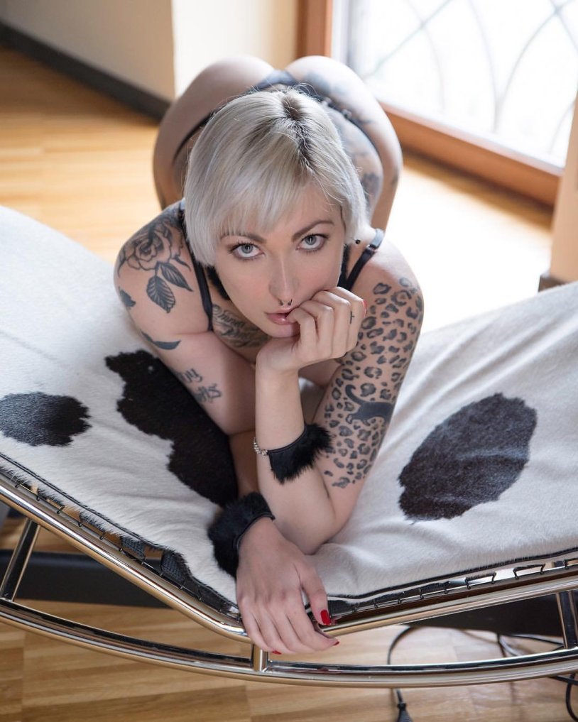 Suicide Girls on Sofa