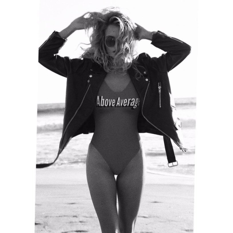 Valeria Dergileva in a swimsuit