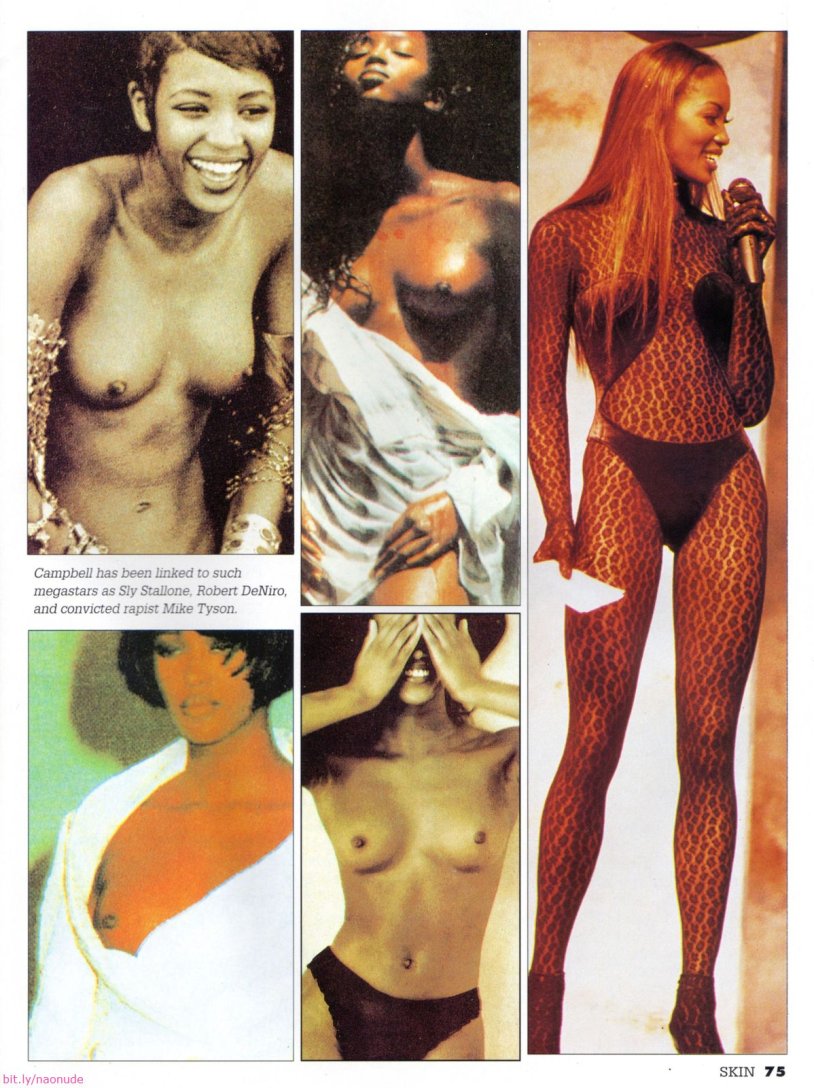 Naomi Campbell without panties