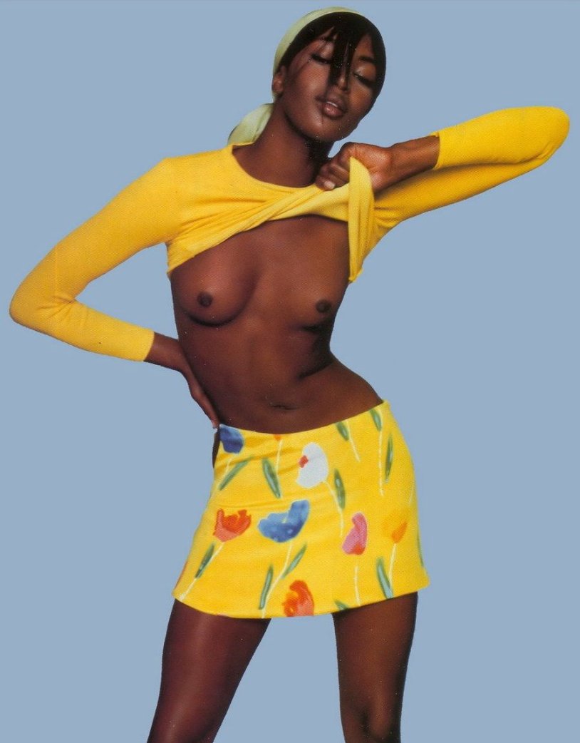 Naomi Campbell stockings xxx