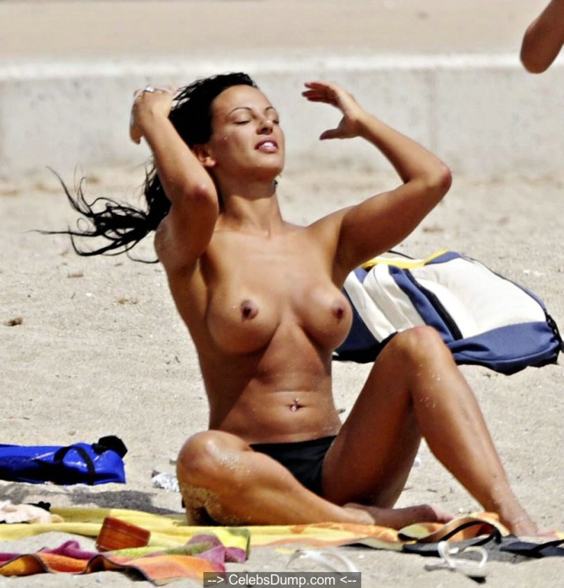 Naked celebrities on the beach