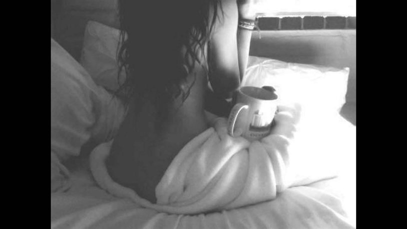 Coffee to bed girl