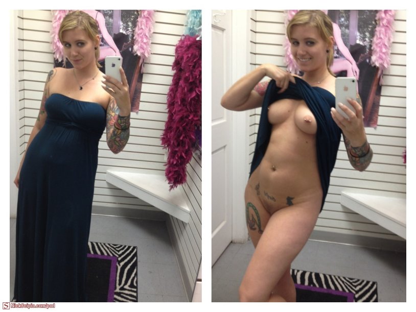 Girls in the fitting room nude