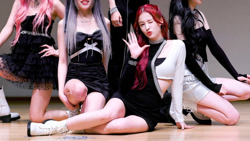 Nancy McDoni Momoland in a swimsuit