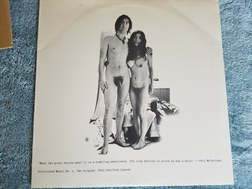 Yoko it and John Lennon Two Virgins