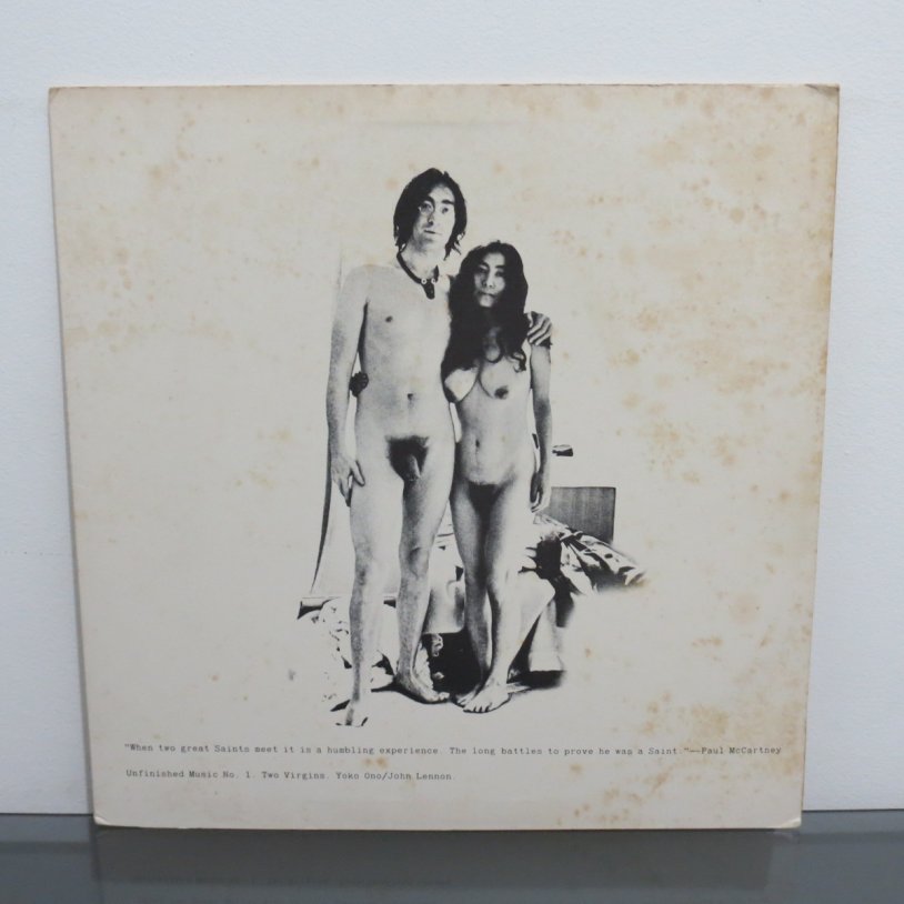 John Lennon and Yoko it is a photo shoot