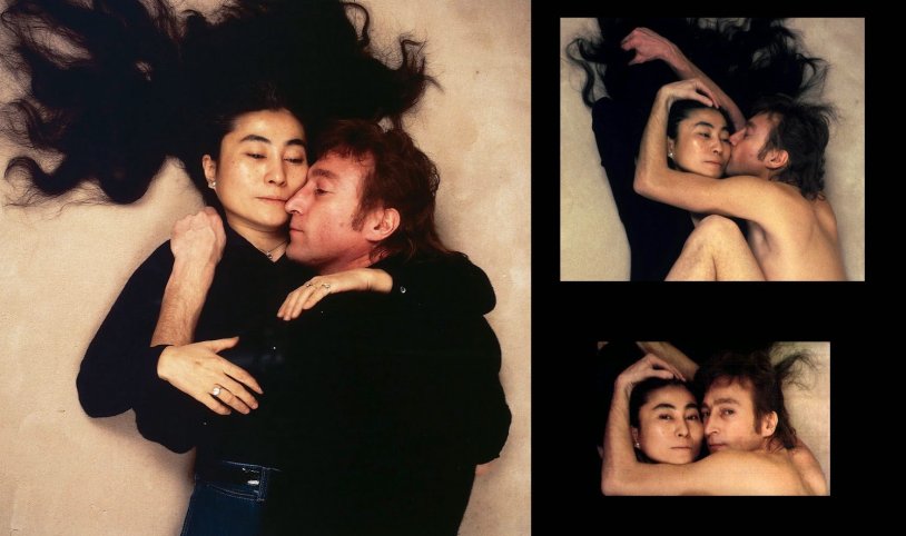 Yoko it and John Lennon Naked