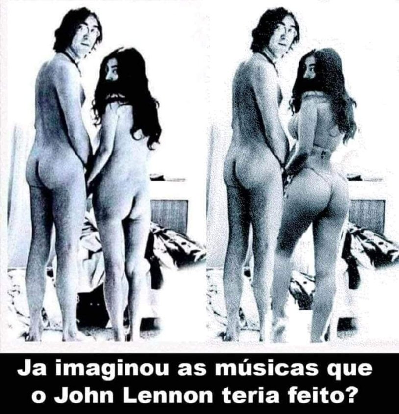 Yoko it and John Lennon Naked