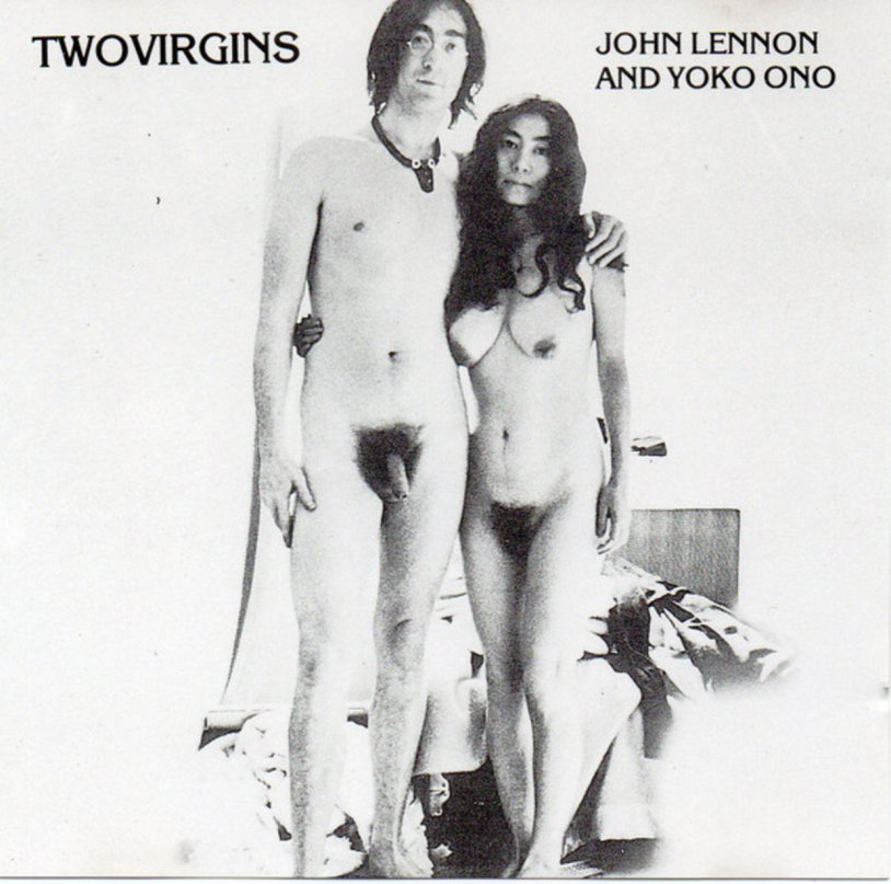John Lennon and Yoko it is naked photo