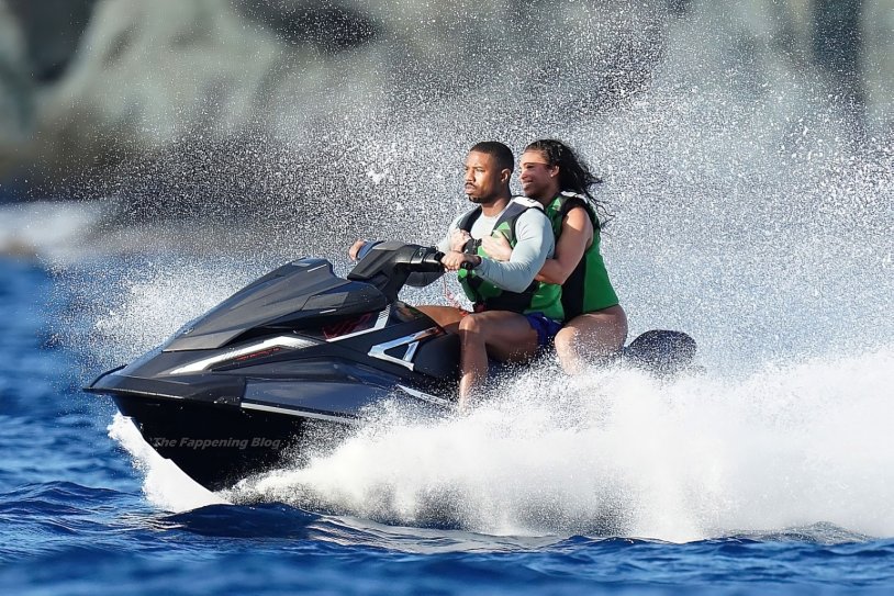 Lori Harvey in a swimsuit