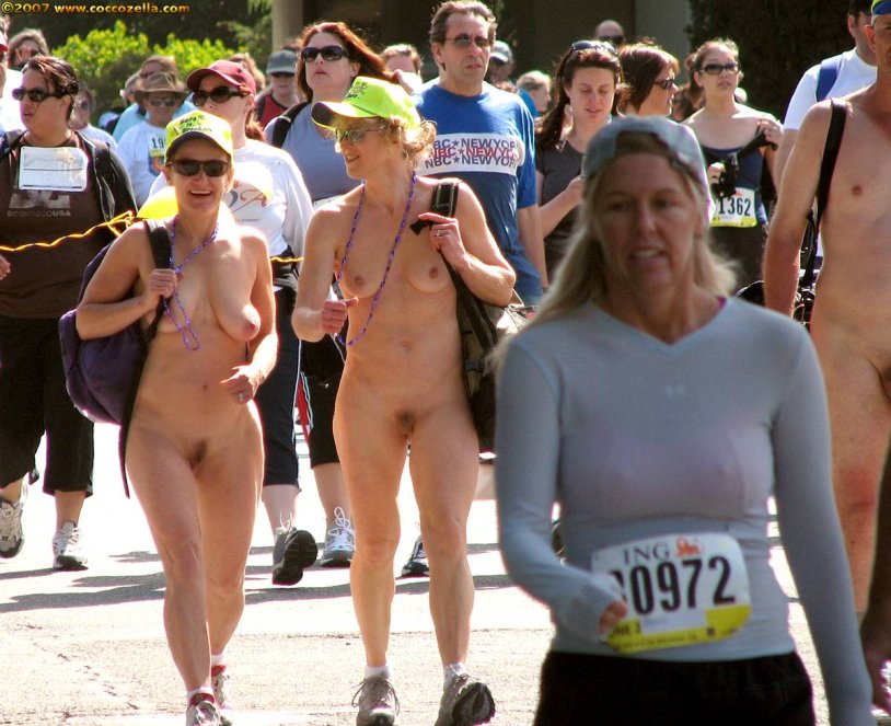 Public Nudity Project: Bay to Breakers Naked without panties