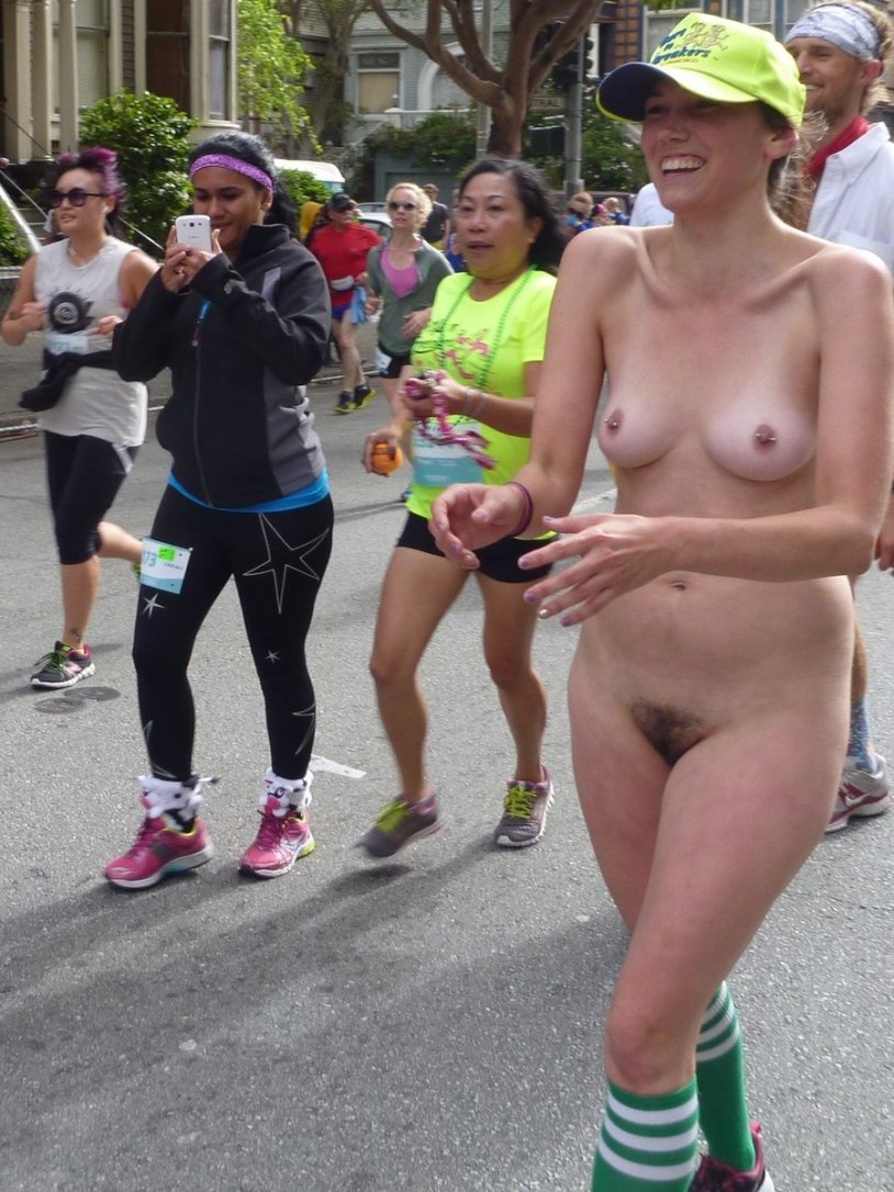 Public Nudity Project: Bay to Breakers Naked without panties