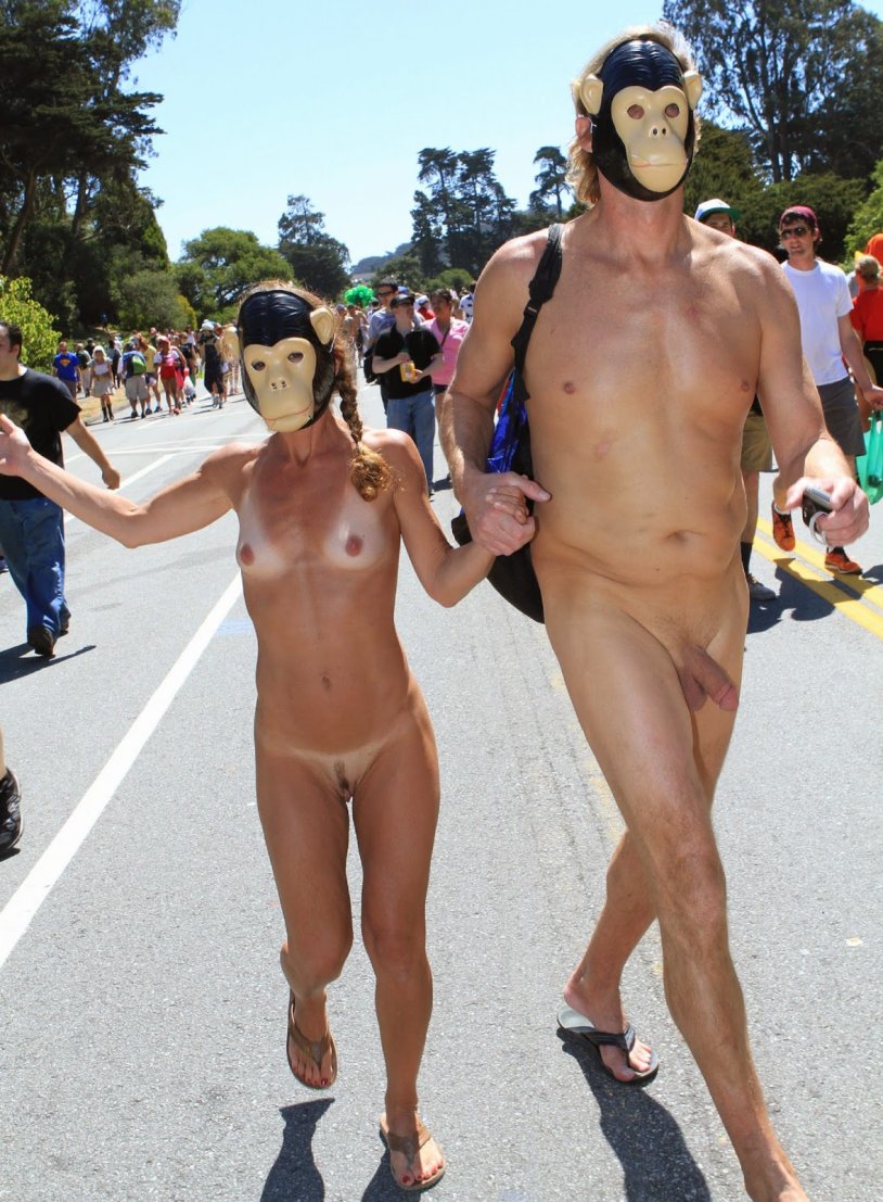 Public Nudity Project: Bay to Breakers Naked without panties