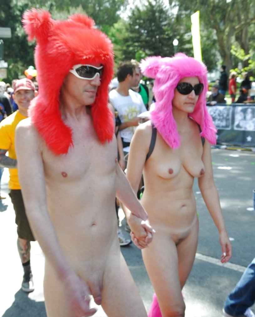Public Nudity Project: Bay to Breakers Naked without panties