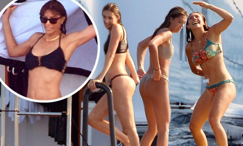 Sistin Rose Stallone in a swimsuit