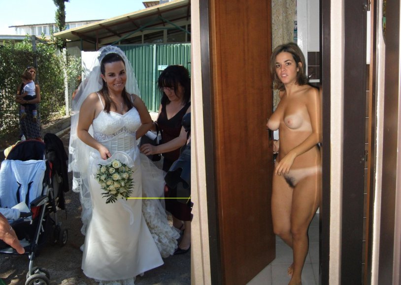 Liberated bride Dressed Nude