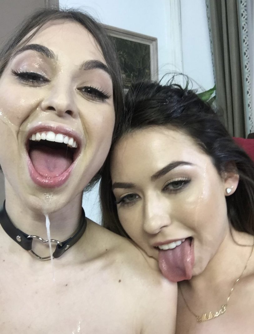 Riley Reid Melissa Moore Cumshot