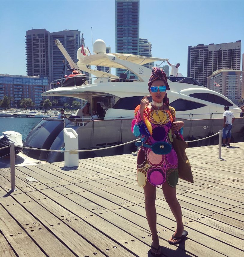 Maya Jama in a bikini