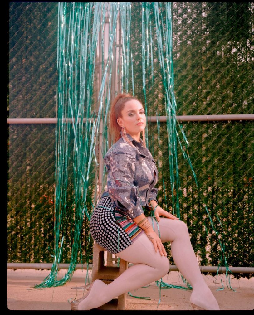 Joanna Leveeski in a swimsuit