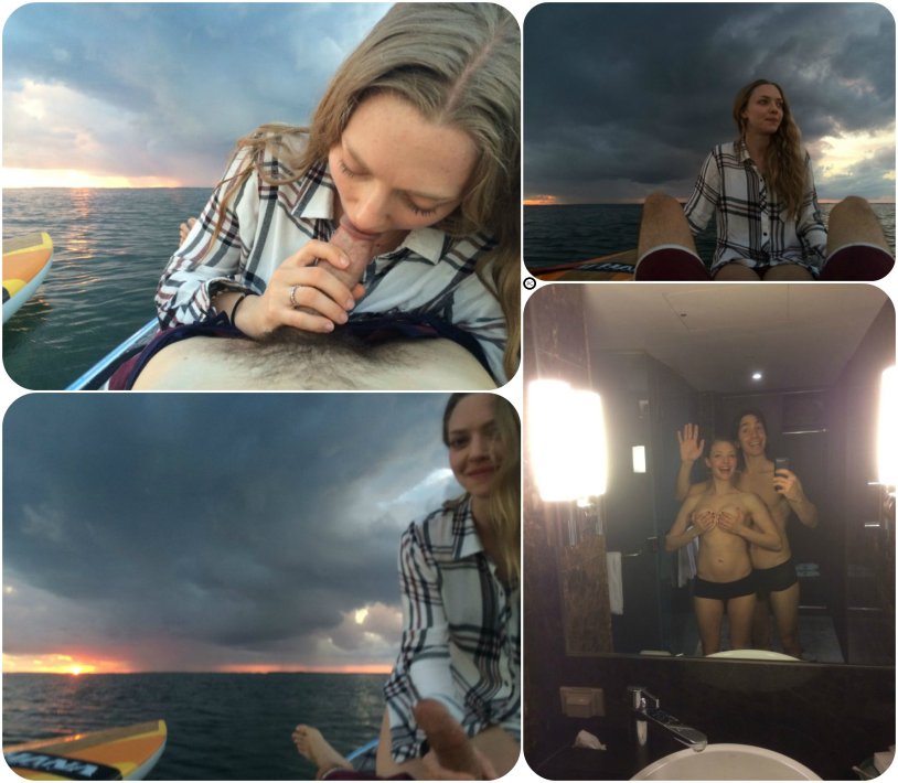 Amanda Seyfrid on boat 18