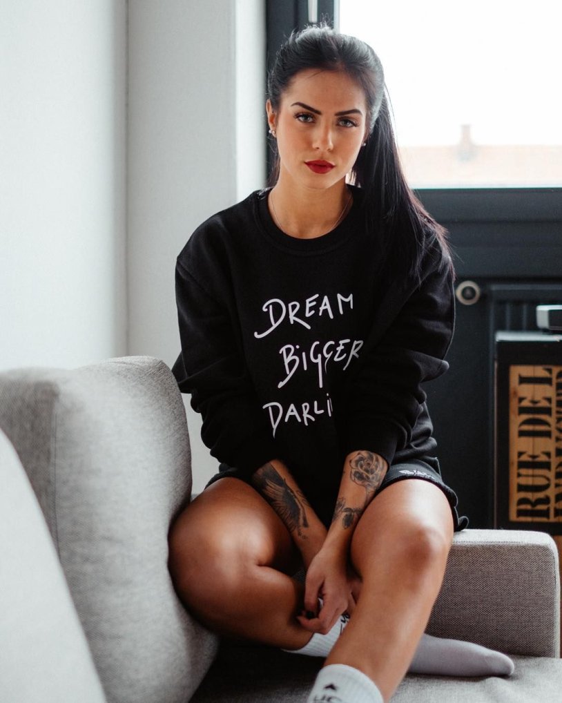 Pasheence Marie in a dress