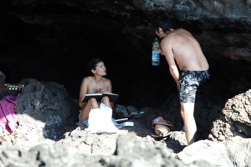 Audrey Toto in a swimsuit