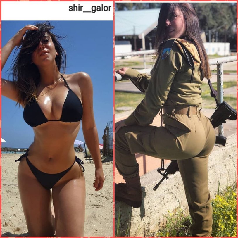 Israeli military girls in underwear
