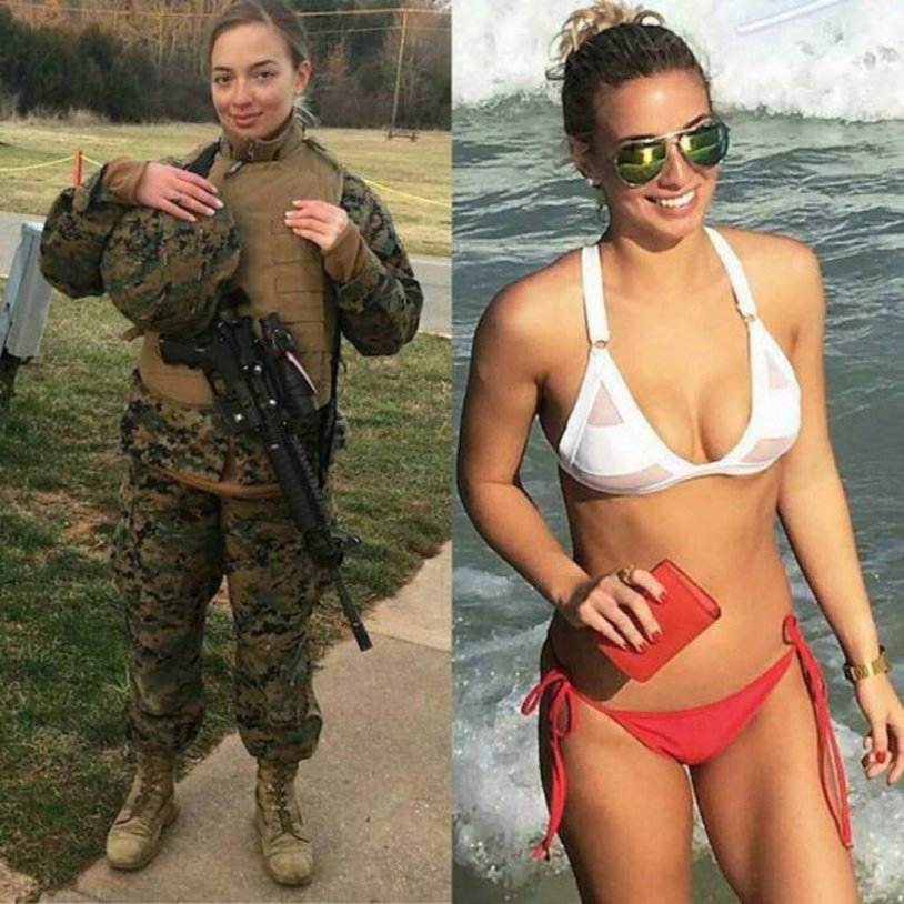Women's marine marines in shape