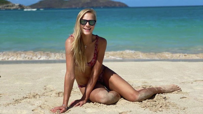 Klimina Daria in a swimsuit 2020