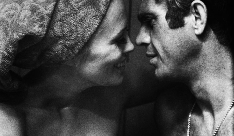 Fei Danai and Marcello Mastroianni