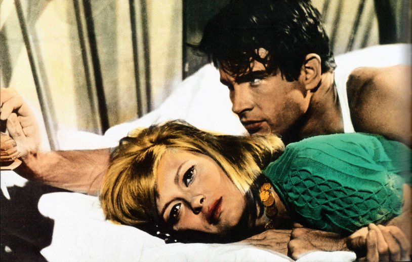 Jay Fonda and Alain Delon