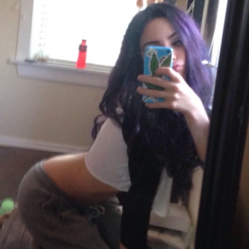 Maggie Lindemann in shorts