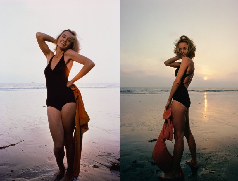 Jessica Lang in a swimsuit