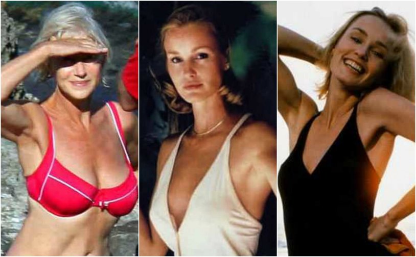 Jessica Lang in a swimsuit