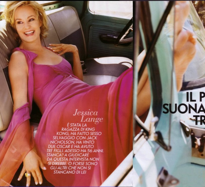 Jessica Lange in a swimsuit