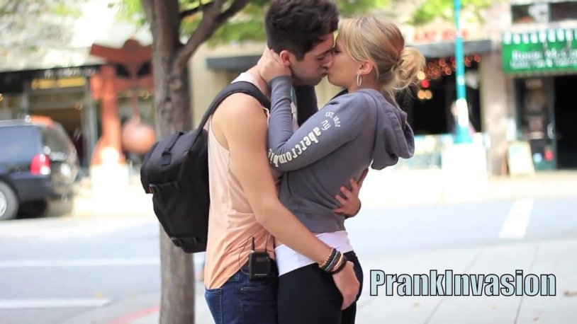 Prank kiss