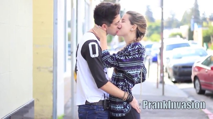 Prank kiss