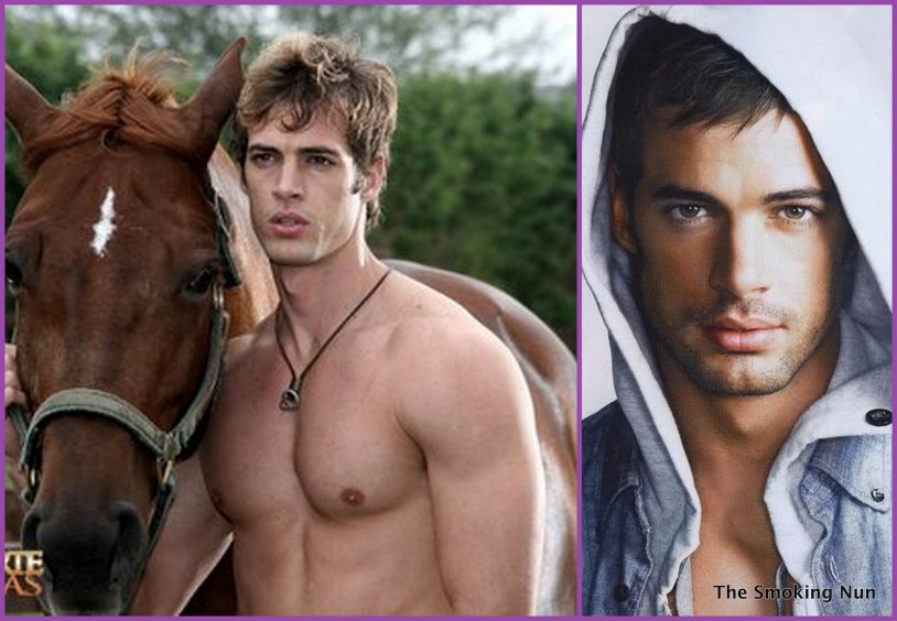 William Levy with long hair