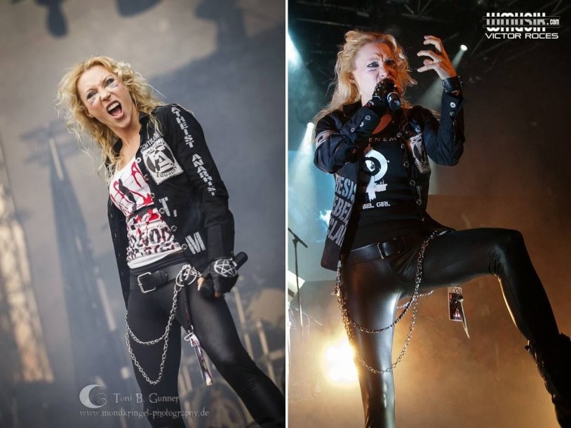 Stars Hery Metal in Leather Pants