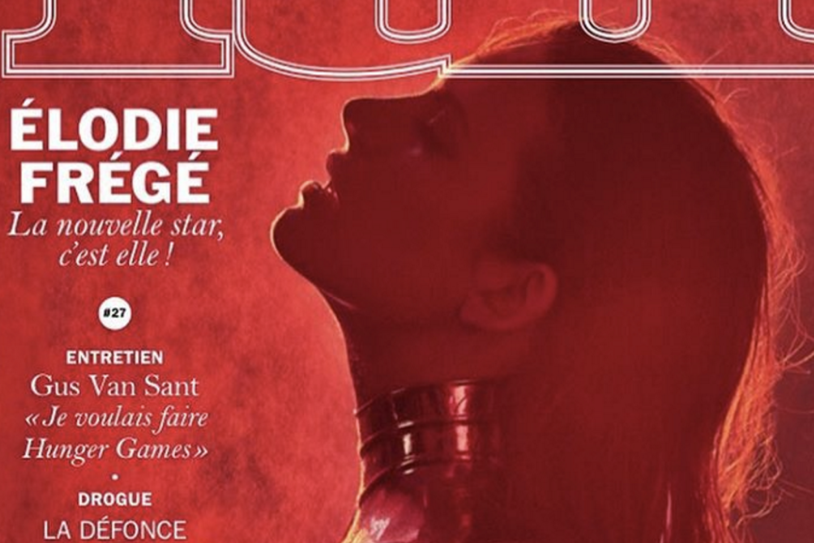 Elodie Frege in a swimsuit