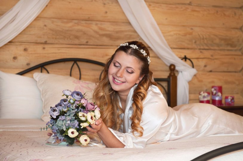 The bride is an image