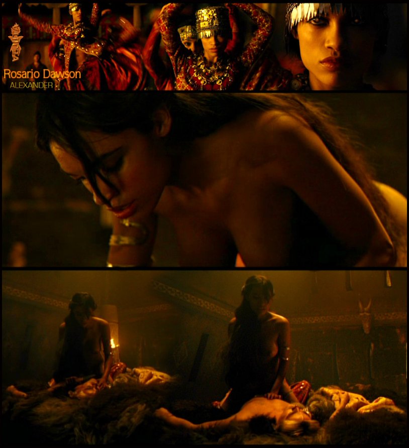 Rosario Dawson boobs Alexander