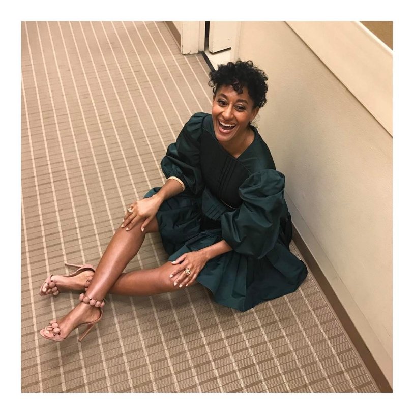 Tracee Ellis Ross of the lower leg