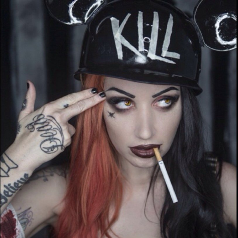 Esh Costello with bangs