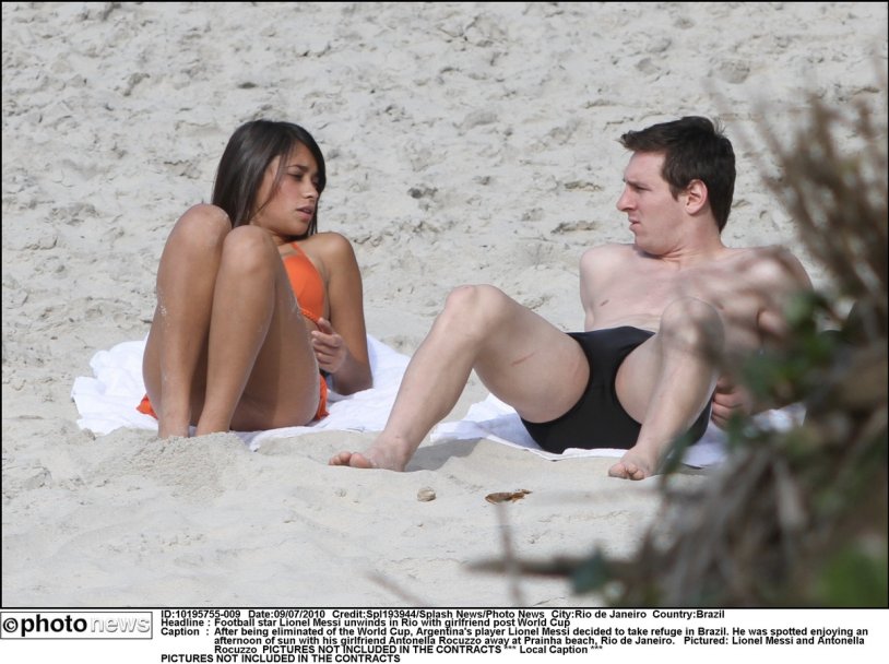 Antonella Rokuzzo and Messi