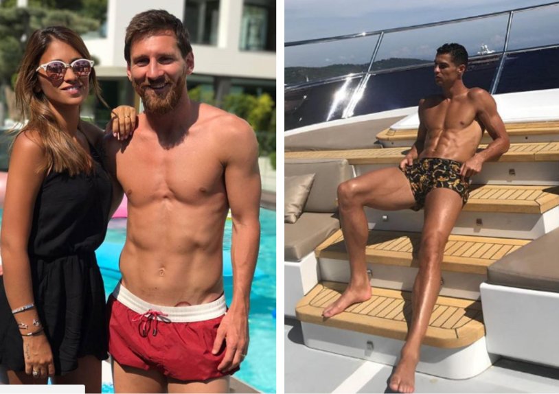 Leo Messi in shorts