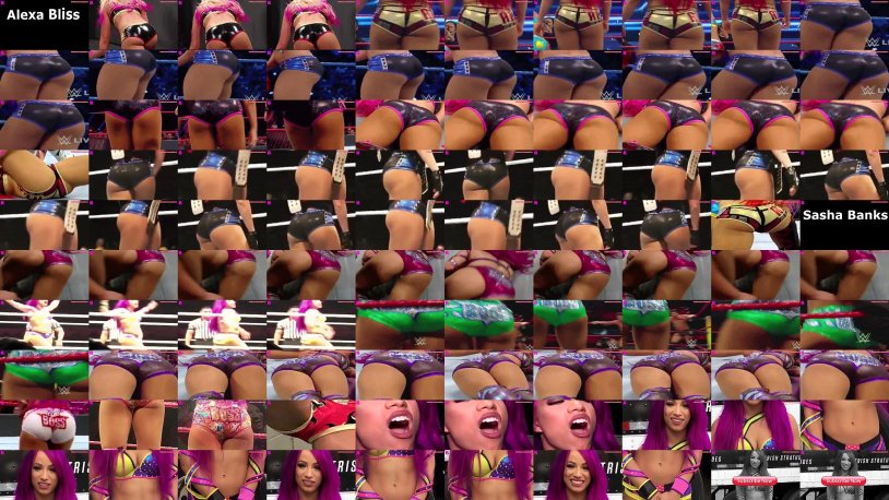 Sasha Banks in underwear